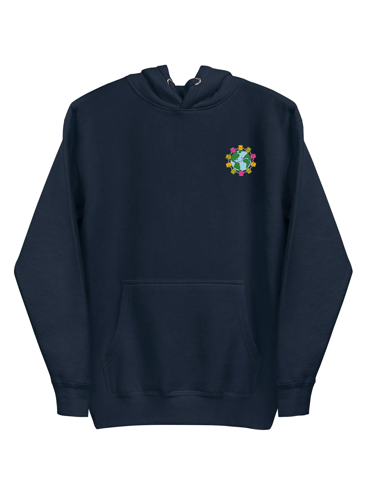 Only Planet with Books Unisex Hoodie (Print Shop) - Image 3