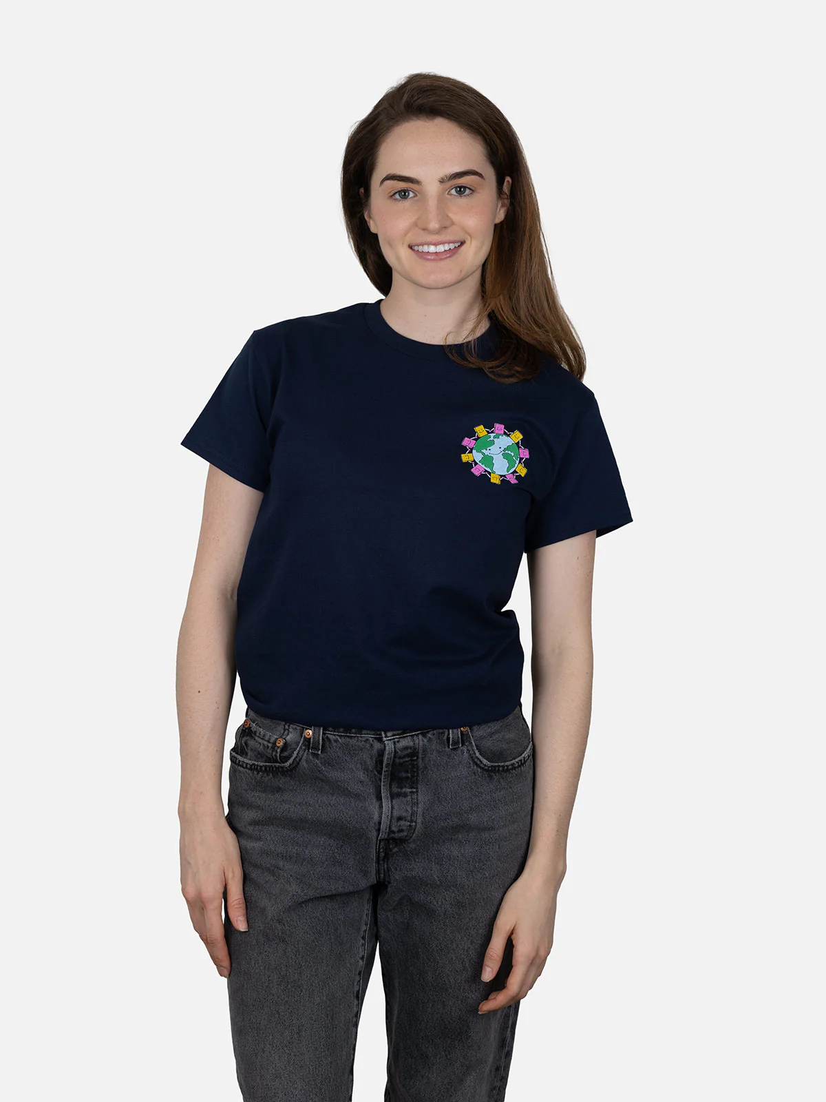 Only Planet with Books Unisex T-Shirt - Image 3