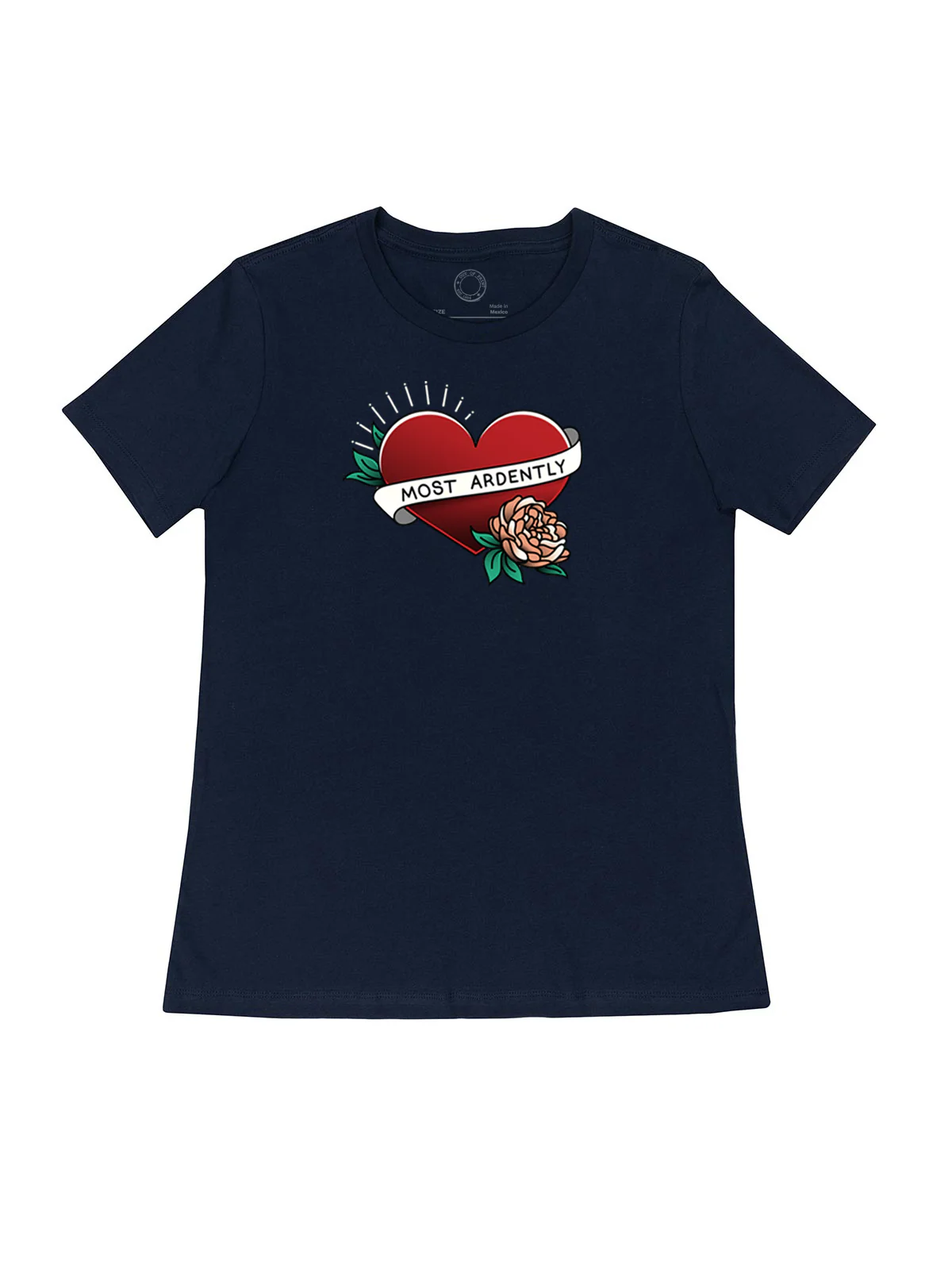 Pride and Prejudice - Most Ardently Women's Crew T-Shirt (Print Shop) - Image 3