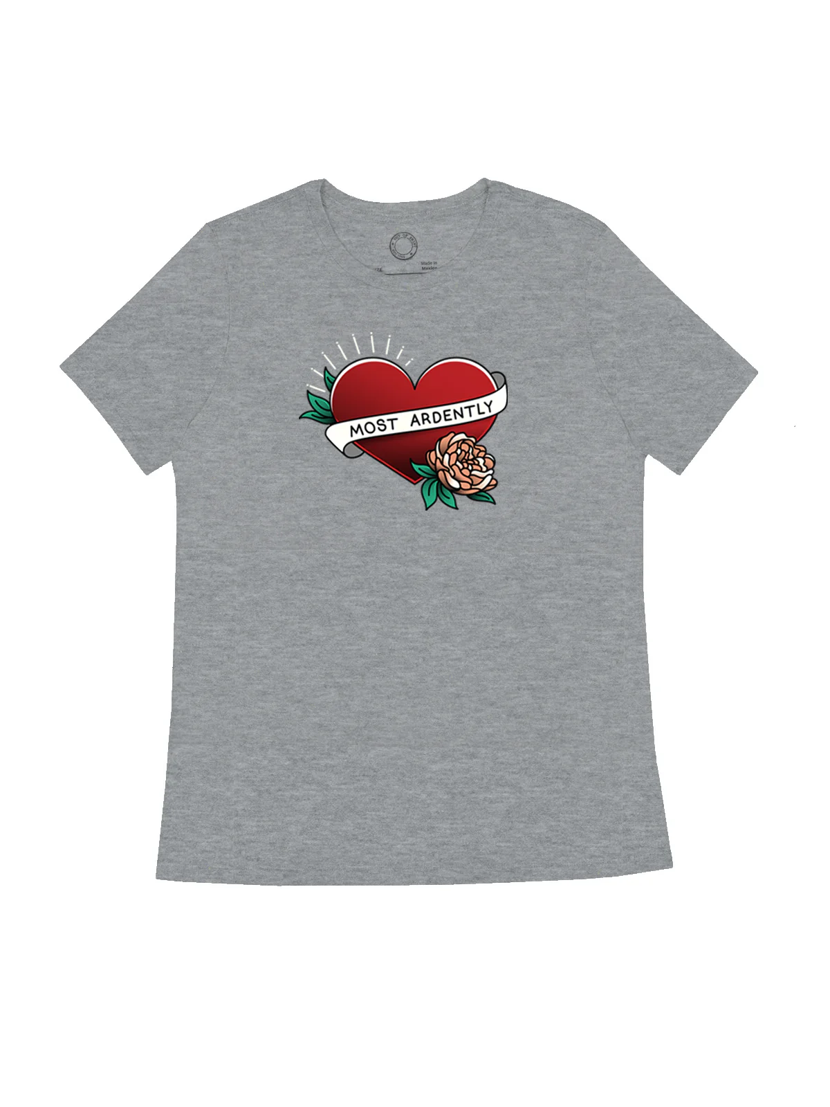 Pride and Prejudice - Most Ardently Women's Crew T-Shirt (Print Shop) - Image 4