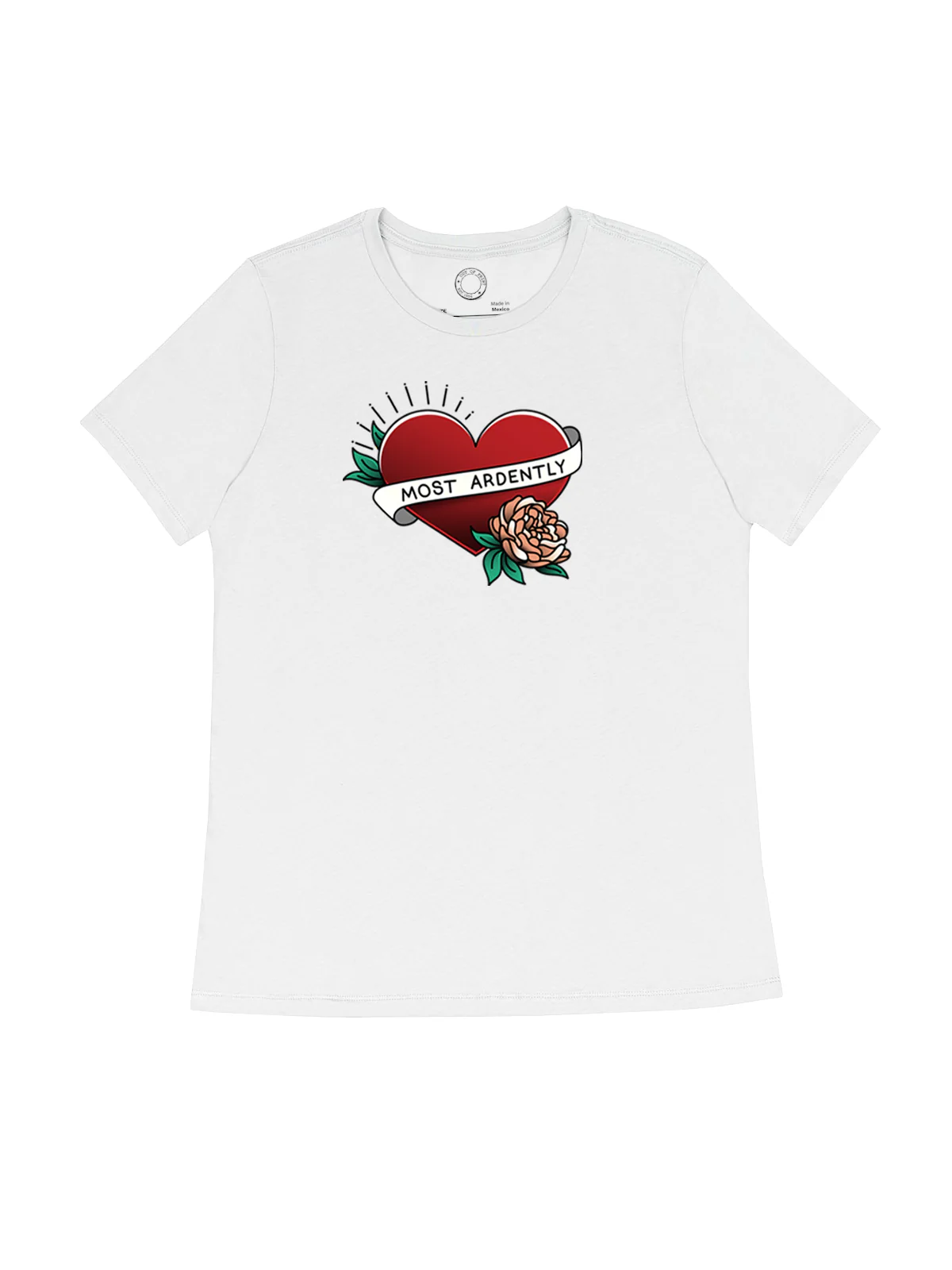 Pride and Prejudice - Most Ardently Women's Crew T-Shirt (Print Shop) - Image 7