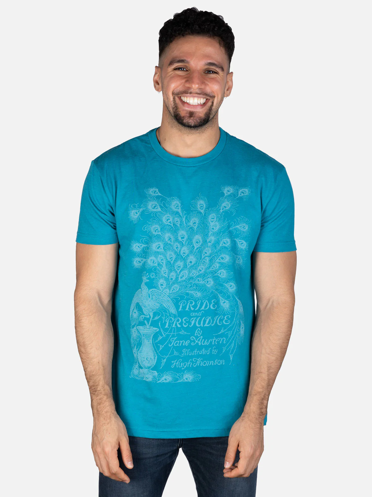 Pride and Prejudice Unisex T-Shirt (Teal) - Image 2