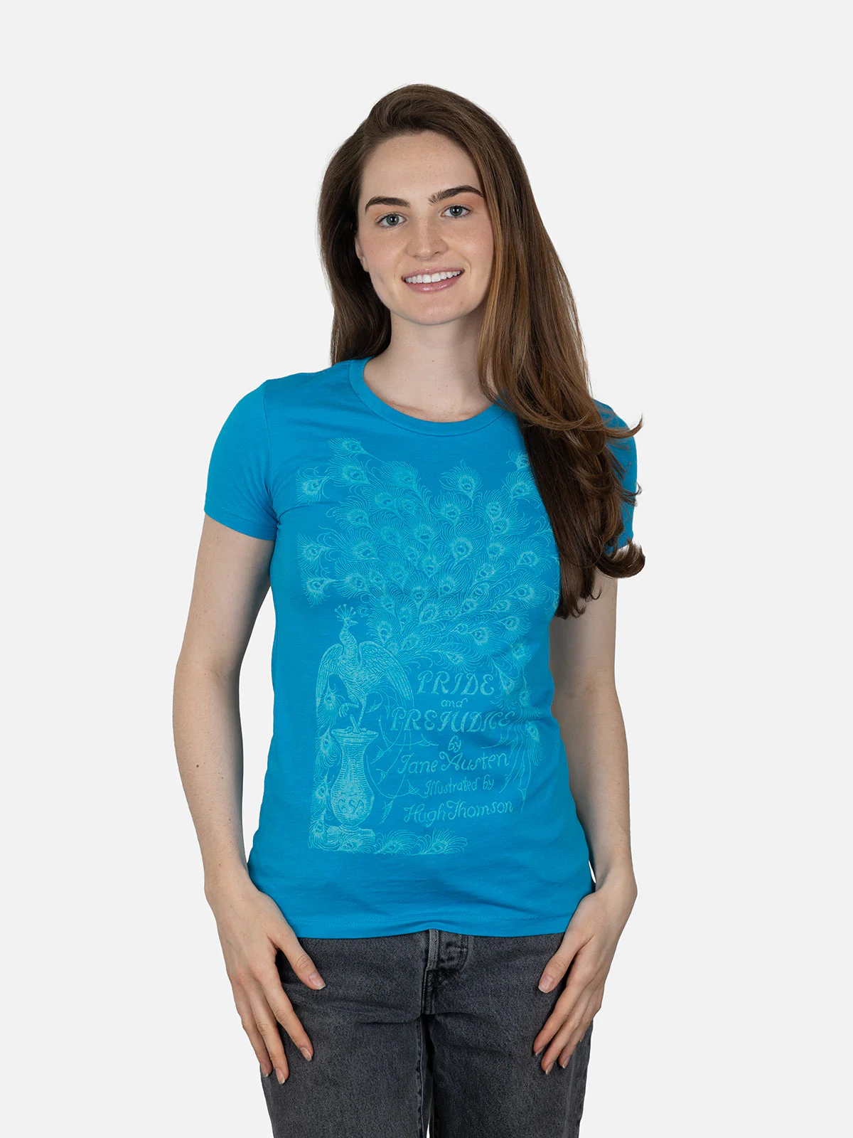 Pride and Prejudice Women's Crew T-Shirt (Teal) - Image 2
