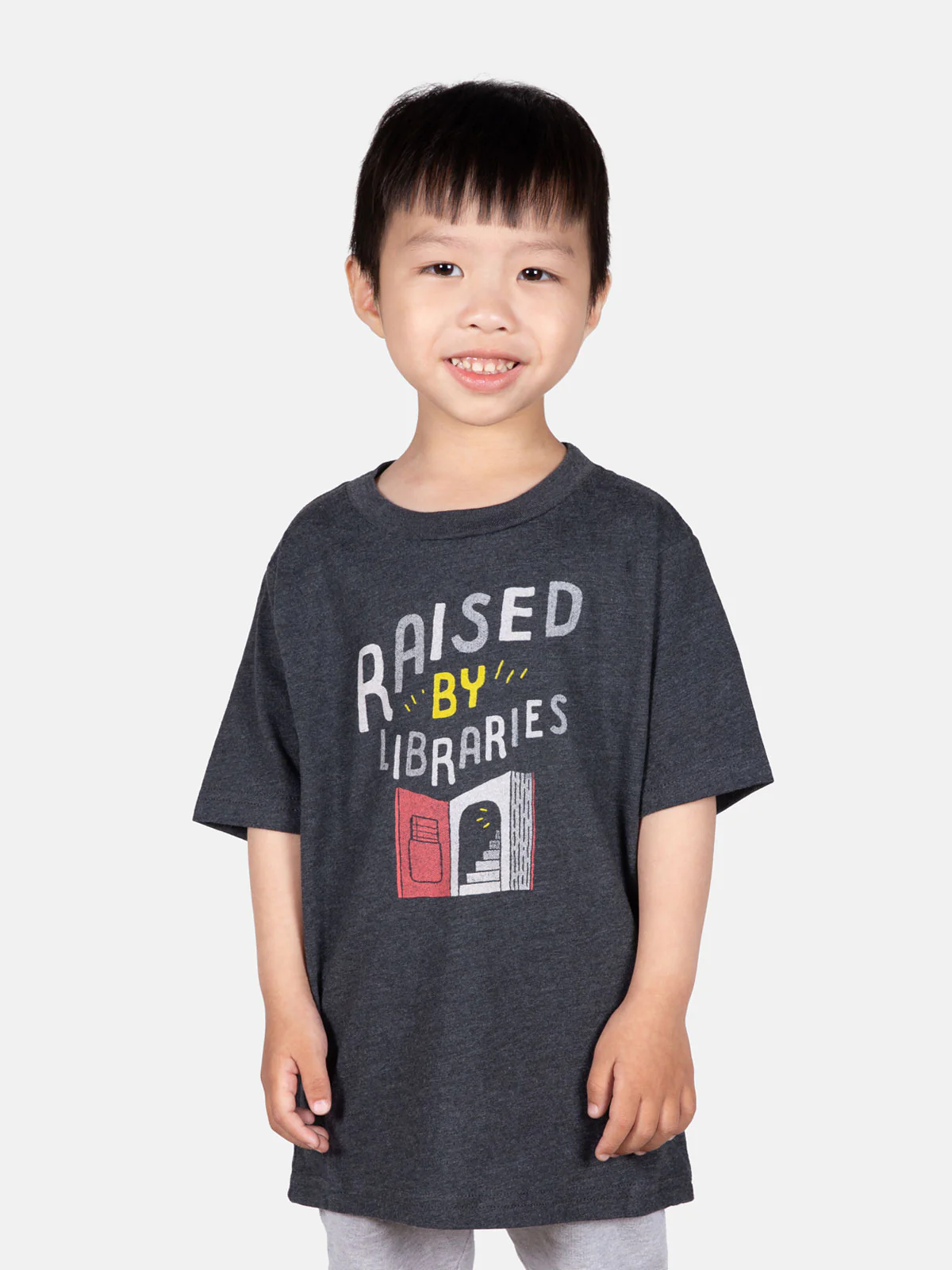 Raised by Libraries Kids' T-Shirt - Image 3