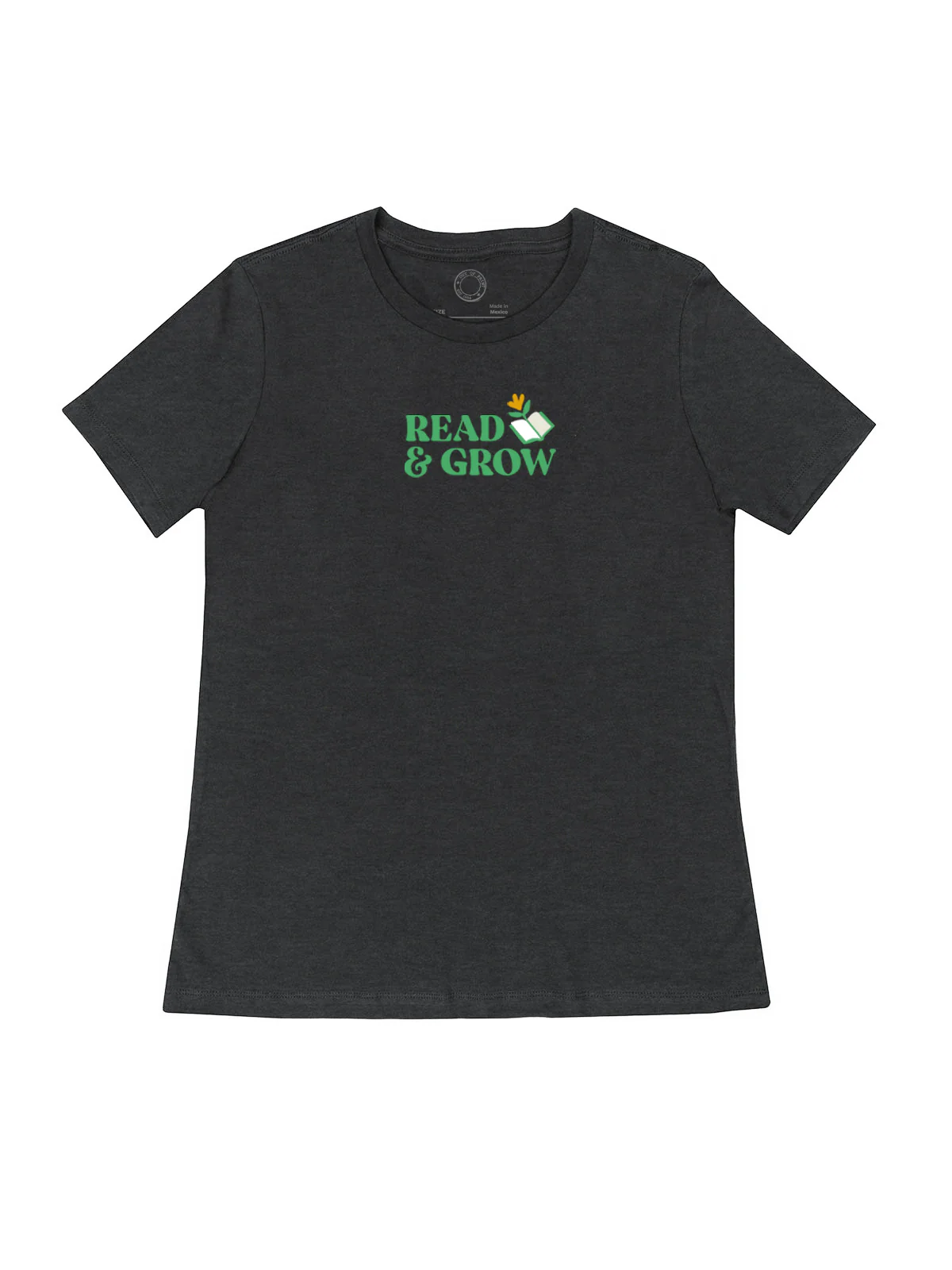 Read & Grow – Women's Crew T-Shirt (Print Shop) - Image 4