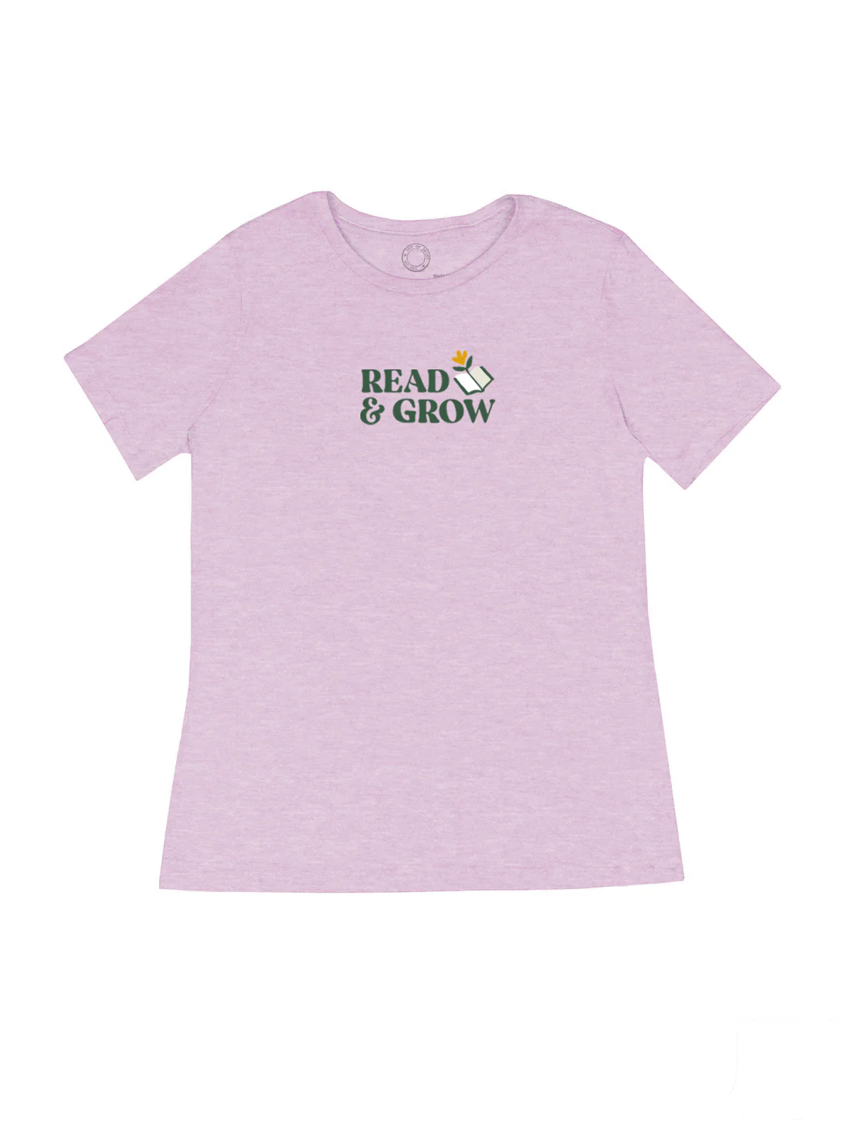 Read & Grow – Women's Crew T-Shirt (Print Shop) - Image 5
