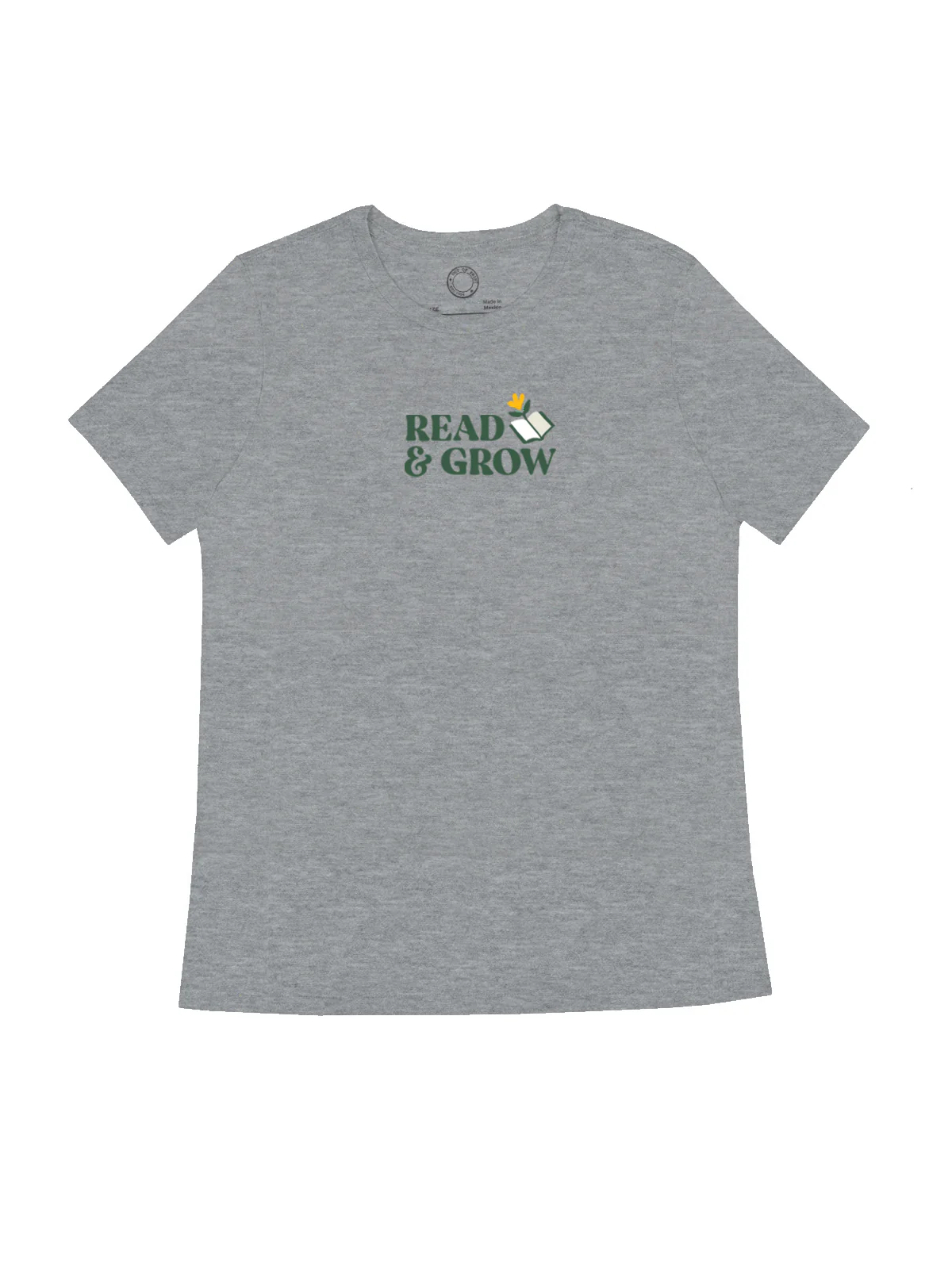 Read & Grow – Women's Crew T-Shirt (Print Shop) - Image 8