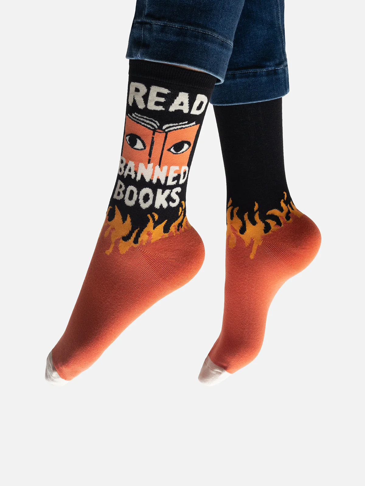 Read Banned Books socks - Image 2