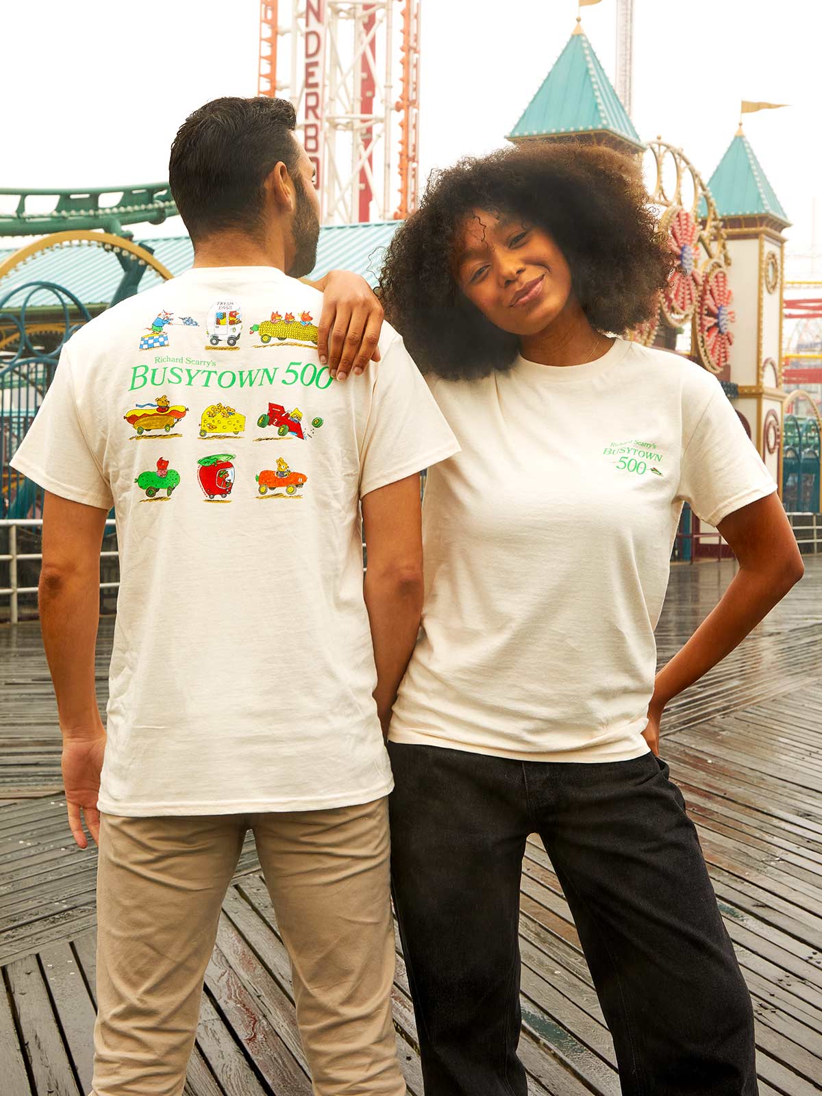 Richard Scarry: Busytown 500 Unisex T-Shirt - Image 3