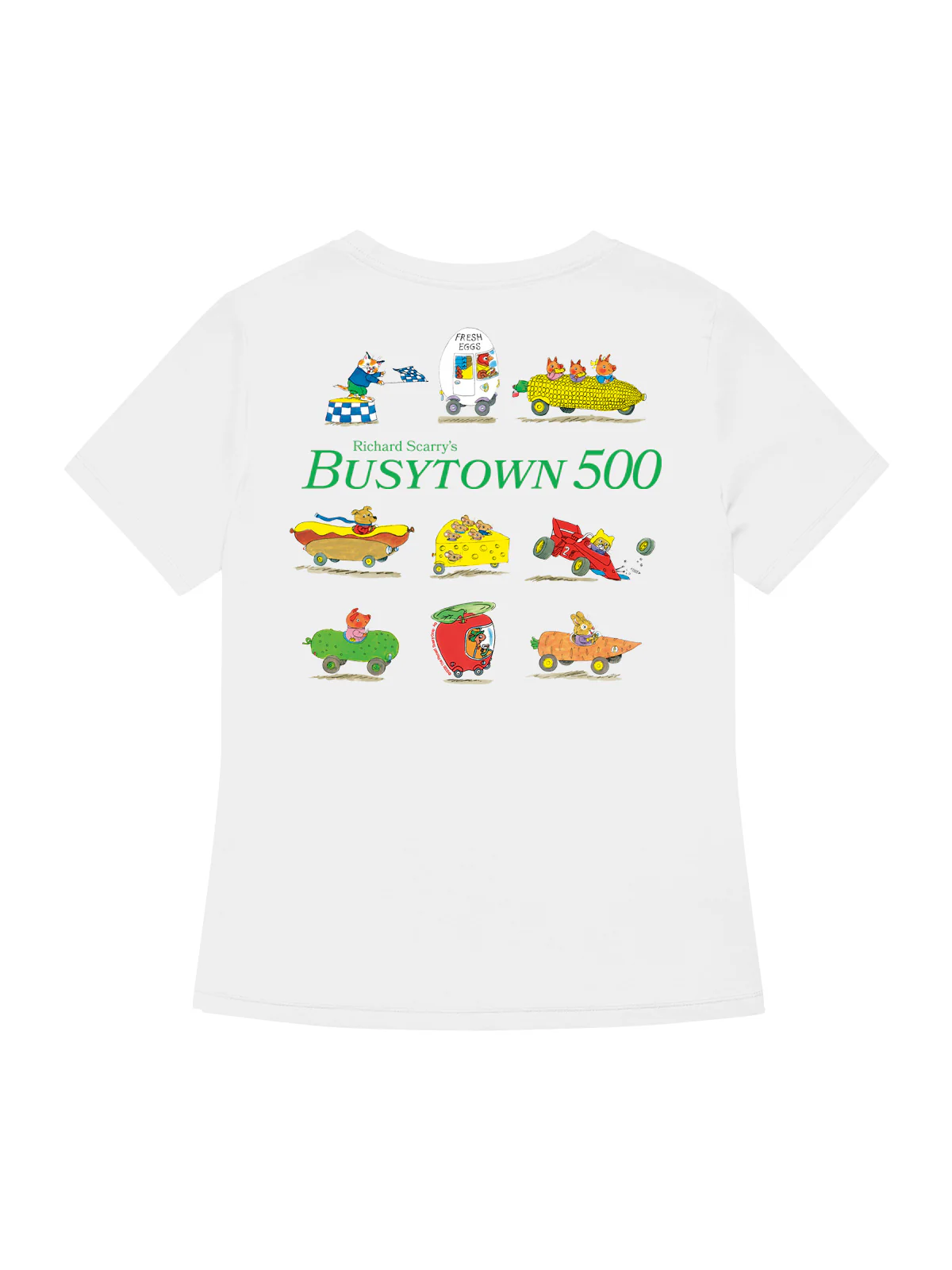 Richard Scarry: Busytown 500 Women's V-Neck T-Shirt (Print Shop) - Image 2