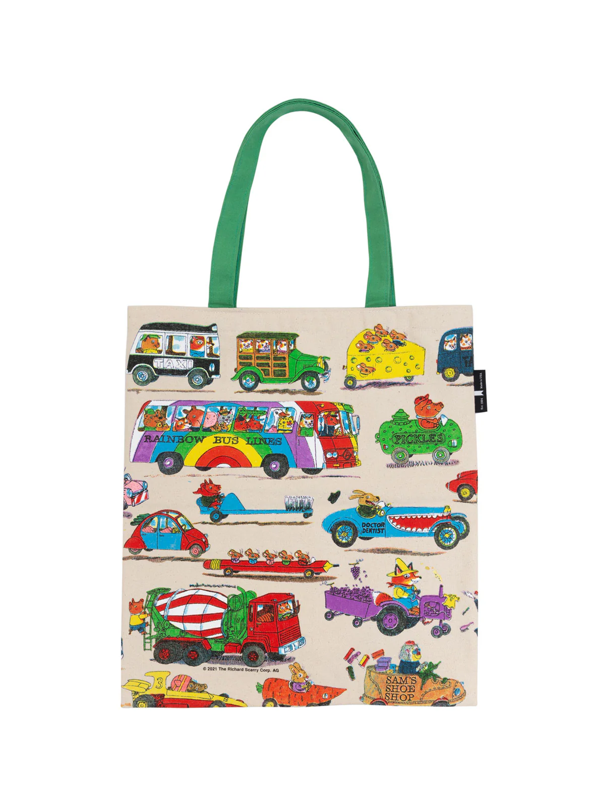 Richard Scarry - Cars and Trucks and Things That Go tote bag - Image 3