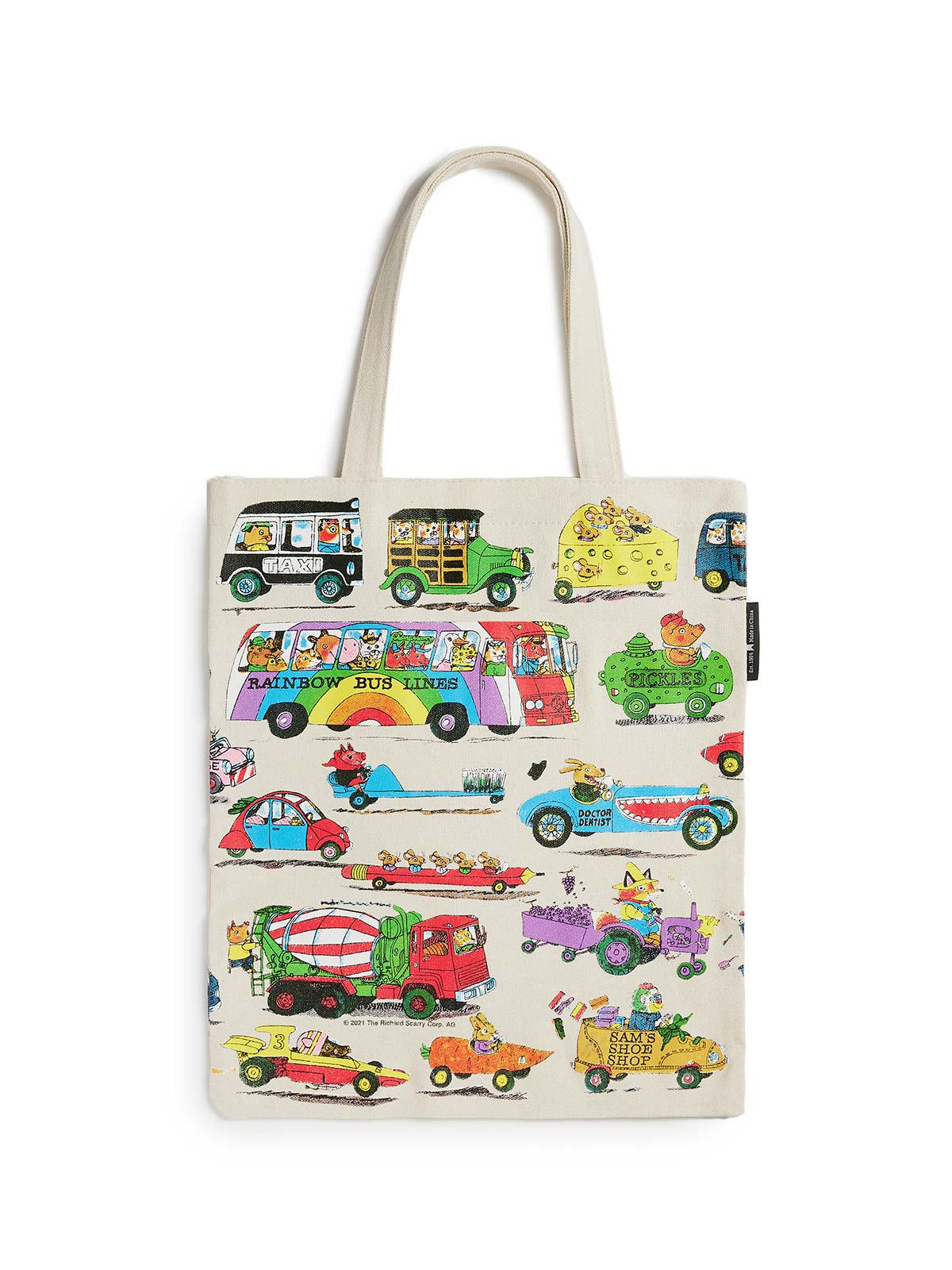 Richard Scarry - Cars and Trucks and Things That Go tote bag - Image 4