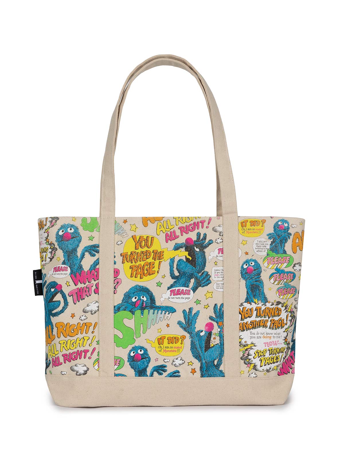 Sesame Street - The Monster at the End of This Book large zippered tote - Image 3