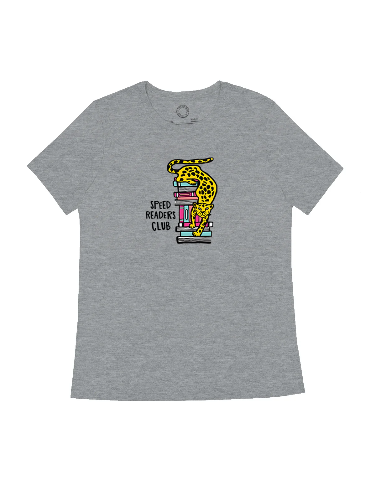 Speed Readers Club – Women's Crew T-Shirt (Print Shop) - Image 3