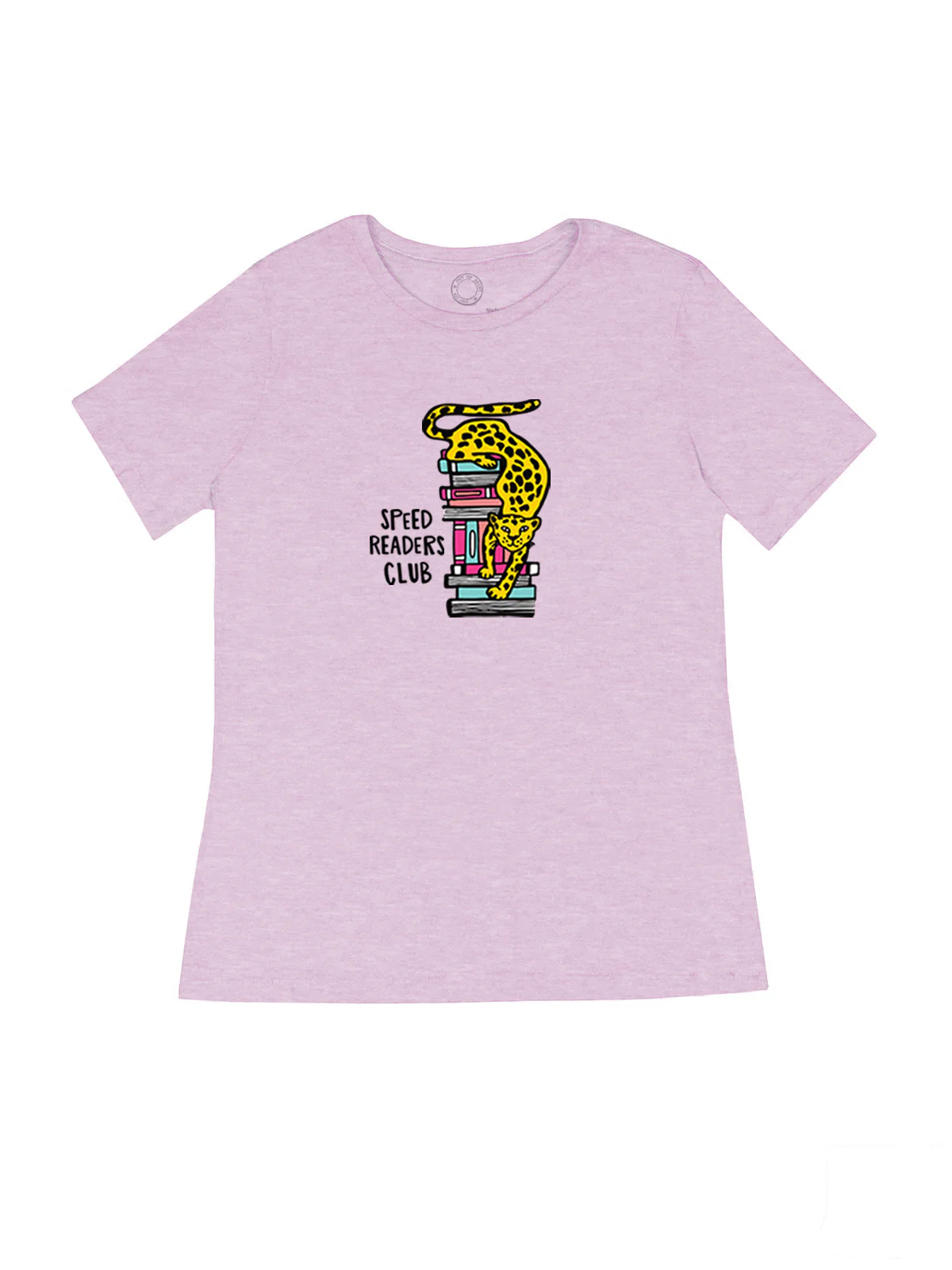 Speed Readers Club – Women's Crew T-Shirt (Print Shop) - Image 5