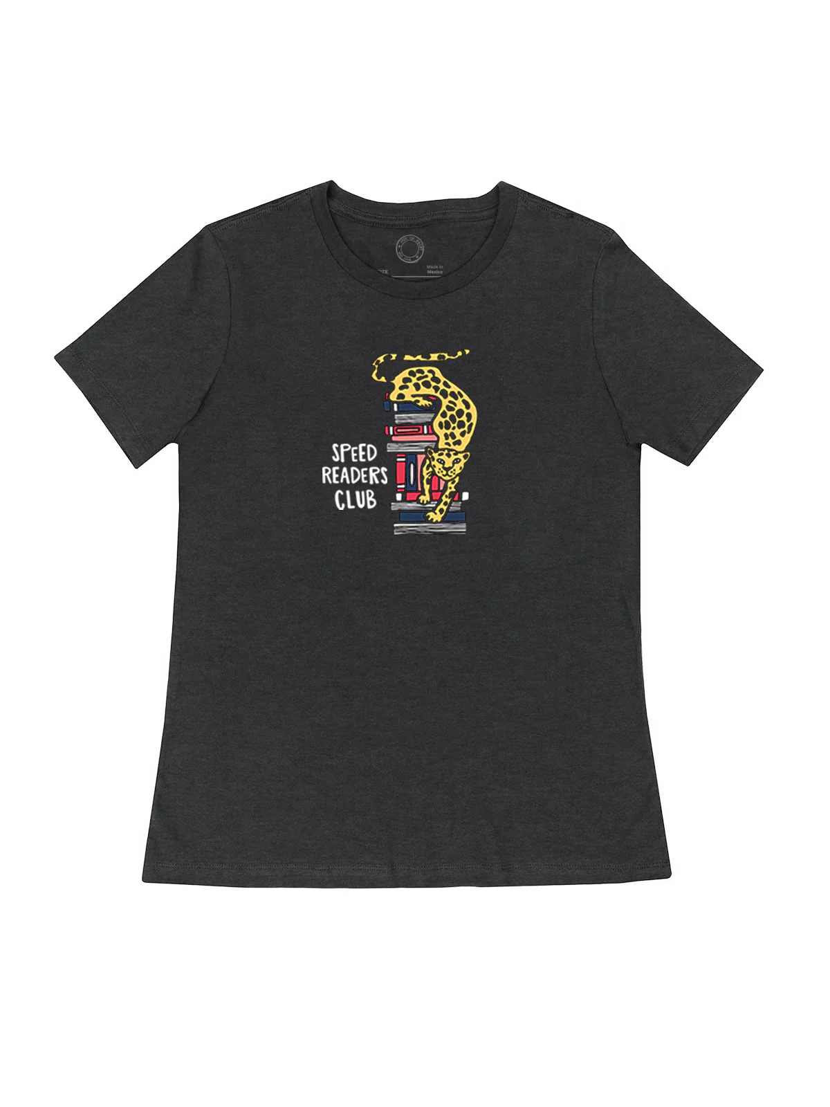 Speed Readers Club – Women's Crew T-Shirt (Print Shop) - Image 8