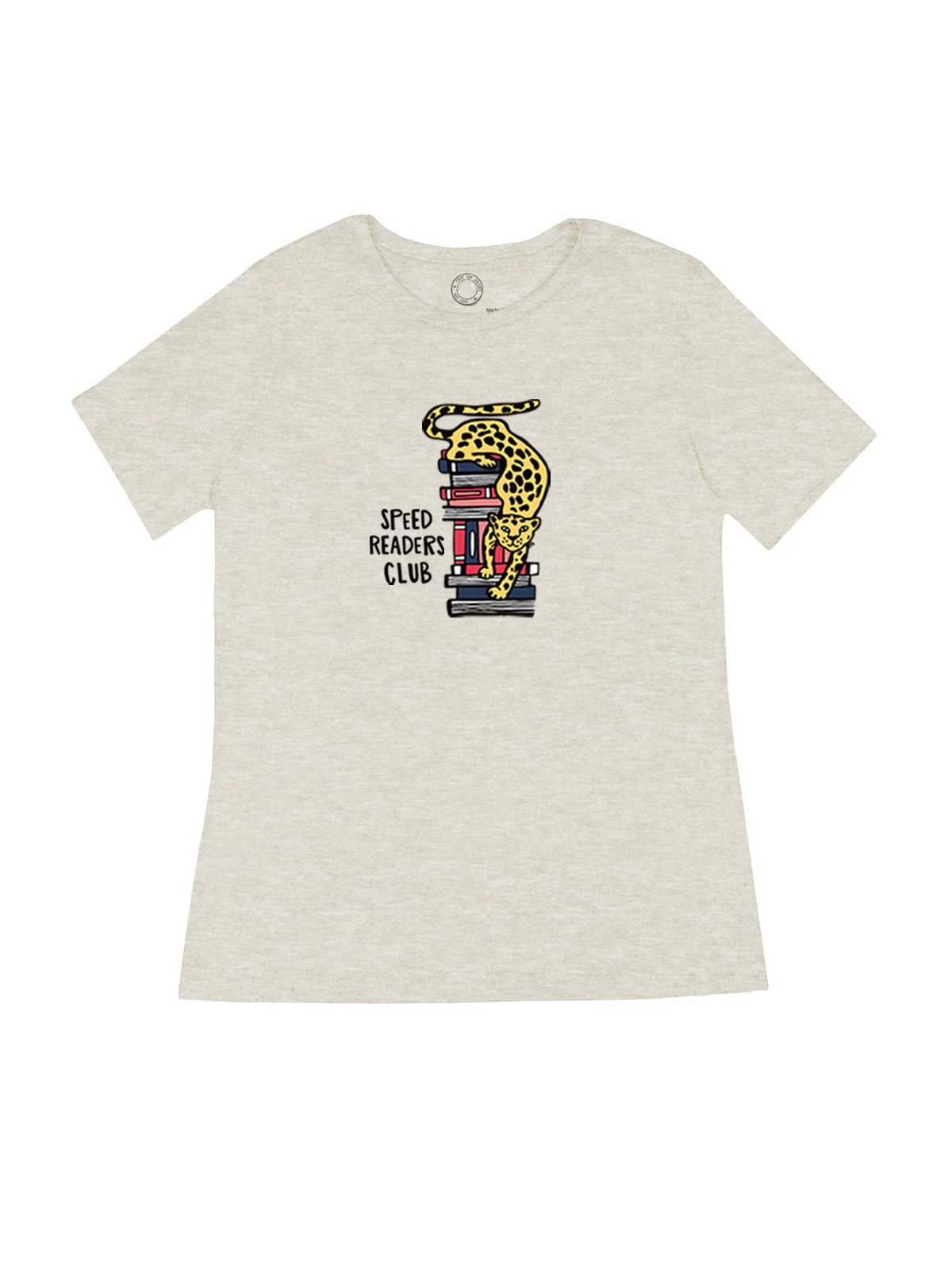 Speed Readers Club – Women's Crew T-Shirt (Print Shop) - Image 9