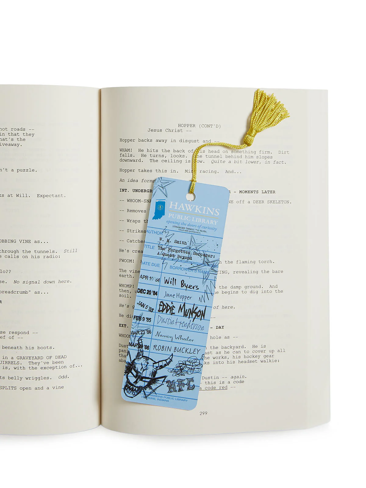 Stranger Things: Hawkins Public Library bookmark - Image 3