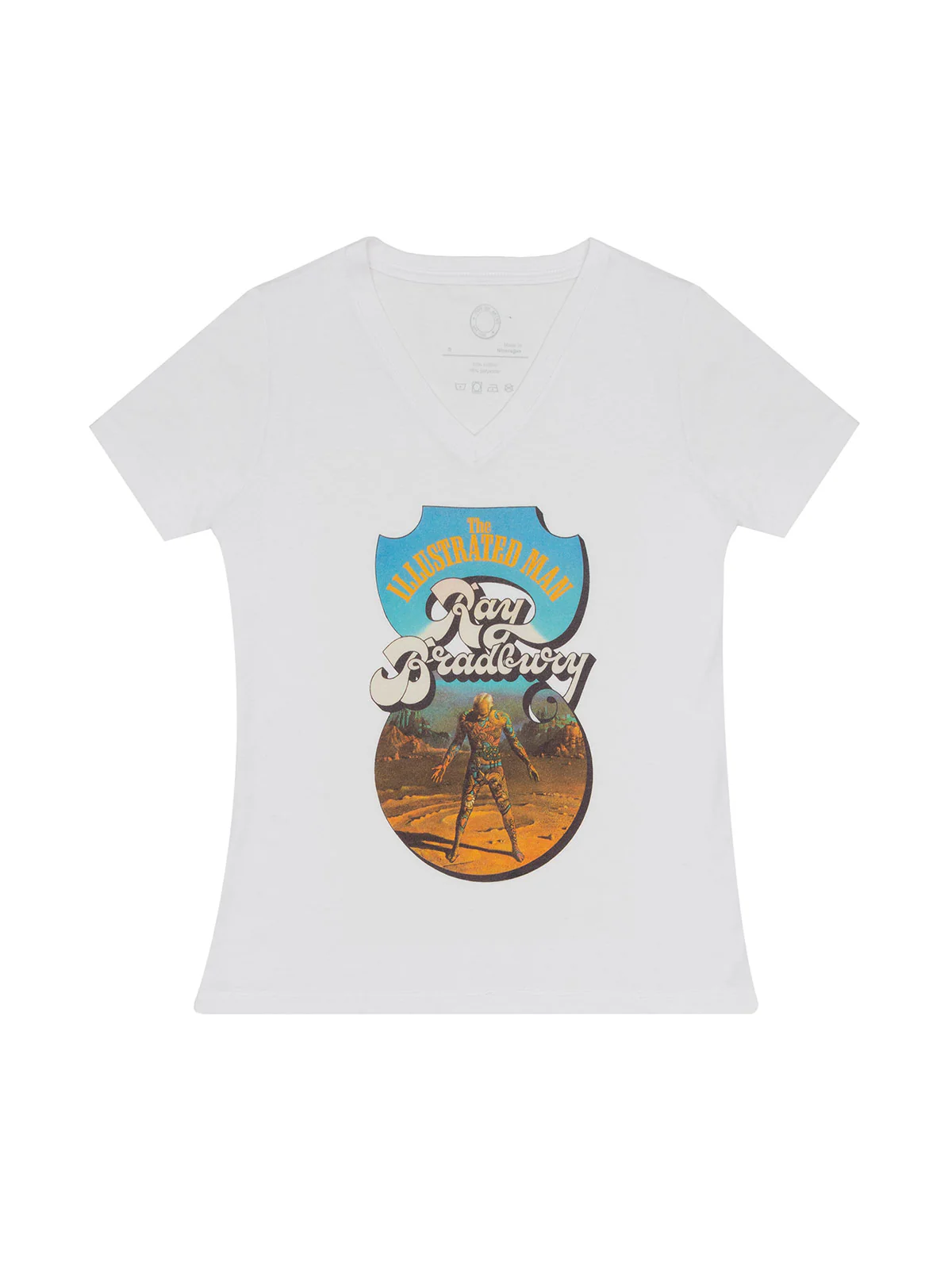 The Illustrated Man Women's V-Neck T-Shirt (Print Shop)