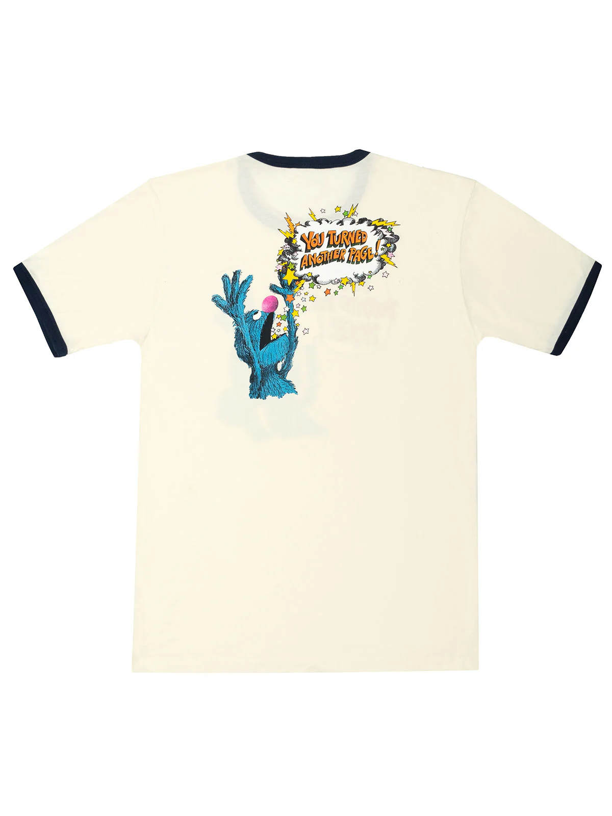 Sesame Street - The Monster at the End of This Book Unisex Ringer T-Shirt - Image 2