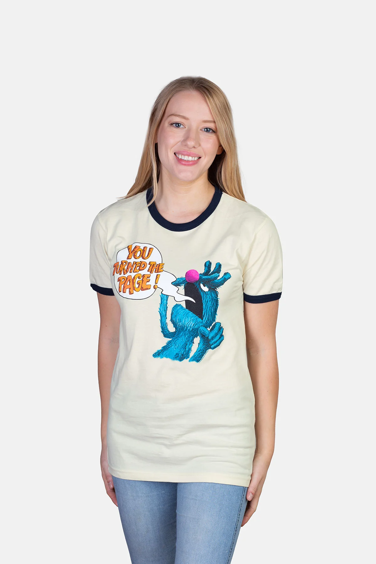 Sesame Street - The Monster at the End of This Book Unisex Ringer T-Shirt - Image 5