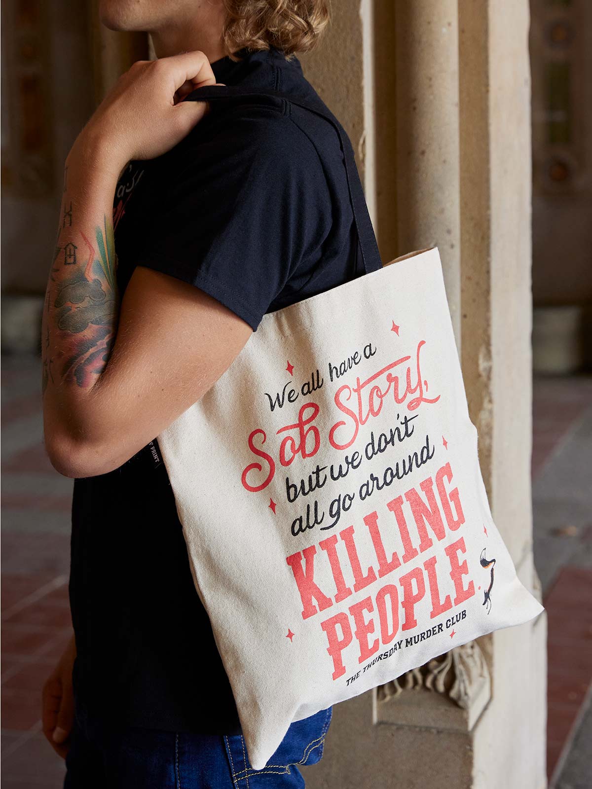Thursday Murder Club tote bag - Image 2
